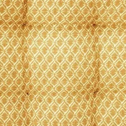 Poduszka na krzesło kwadrat 38cm żółta