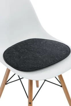 Poduszka na krzesło Side Chair szary ciemny