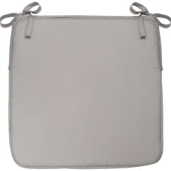 Poduszka na krzesło 39x39 cm szara