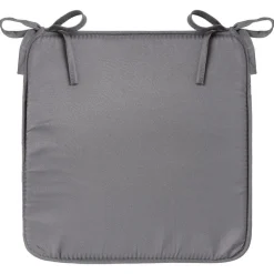 Poduszka na krzesło 39x39 cm szara        ciemna