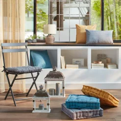 Poduszka/ siedzisko Shipy żółta