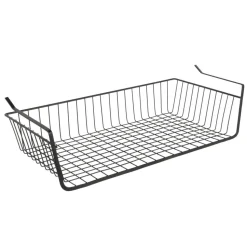 Podwieszany kosz podpółkowy L czarny