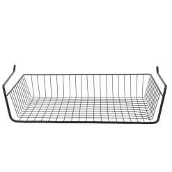 Podwieszany kosz podpółkowy L czarny