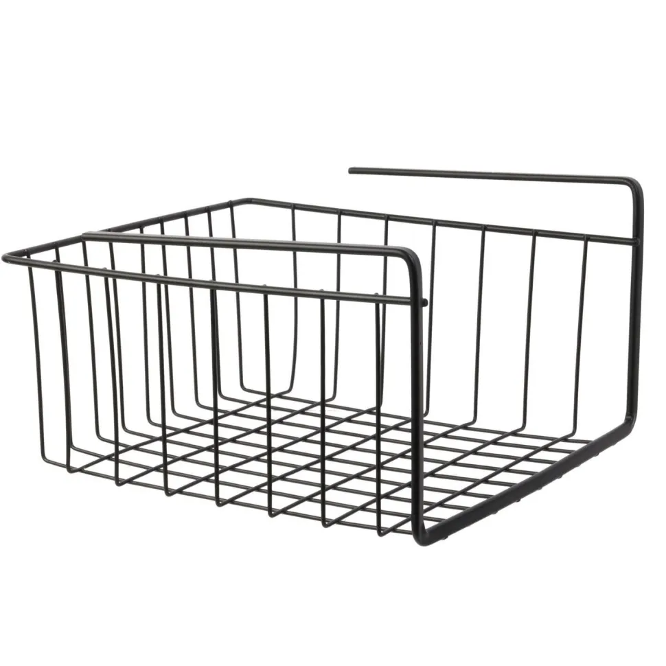 Podwieszany kosz podpółkowy S czarny