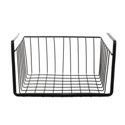 Podwieszany kosz podpółkowy S czarny