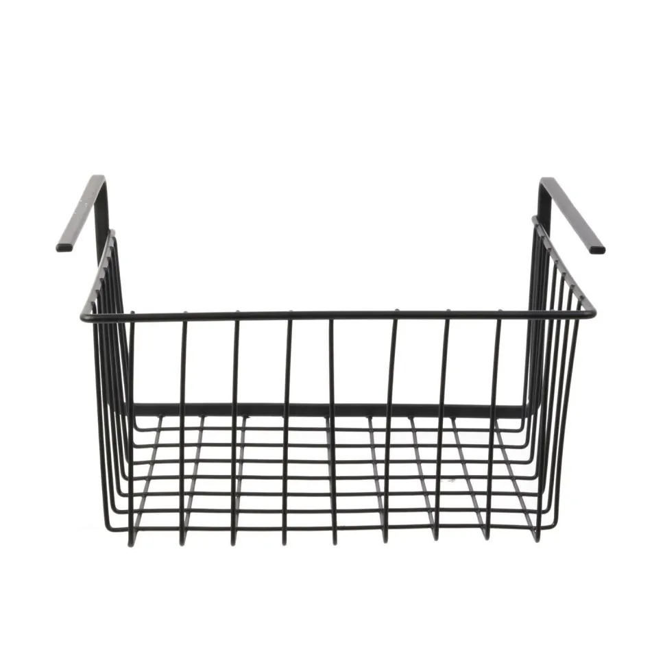 Podwieszany kosz podpółkowy S czarny