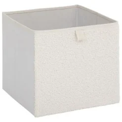 Pojemnik do przechowywania Boucle 31 x 31 cm biały