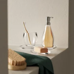 Pojemnik na mydło Droplet przezroczysty