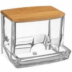 Pojemnik Selena bambus na patyczki higieniczne