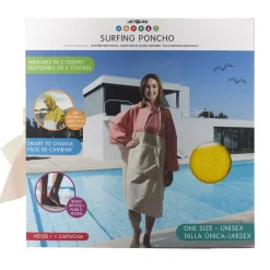 Ponczo Ainsa ręcznikowe żółte