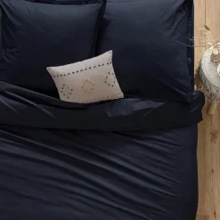 Poszewka na poduszkę 63 x 63 cm bawełna  niebieska