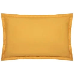 Poszewka na poduszkę 50 x 70 cm bawełna ochra