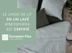 Poszewka na poduszkę 50 x 70 cm 100% len  seledynowa