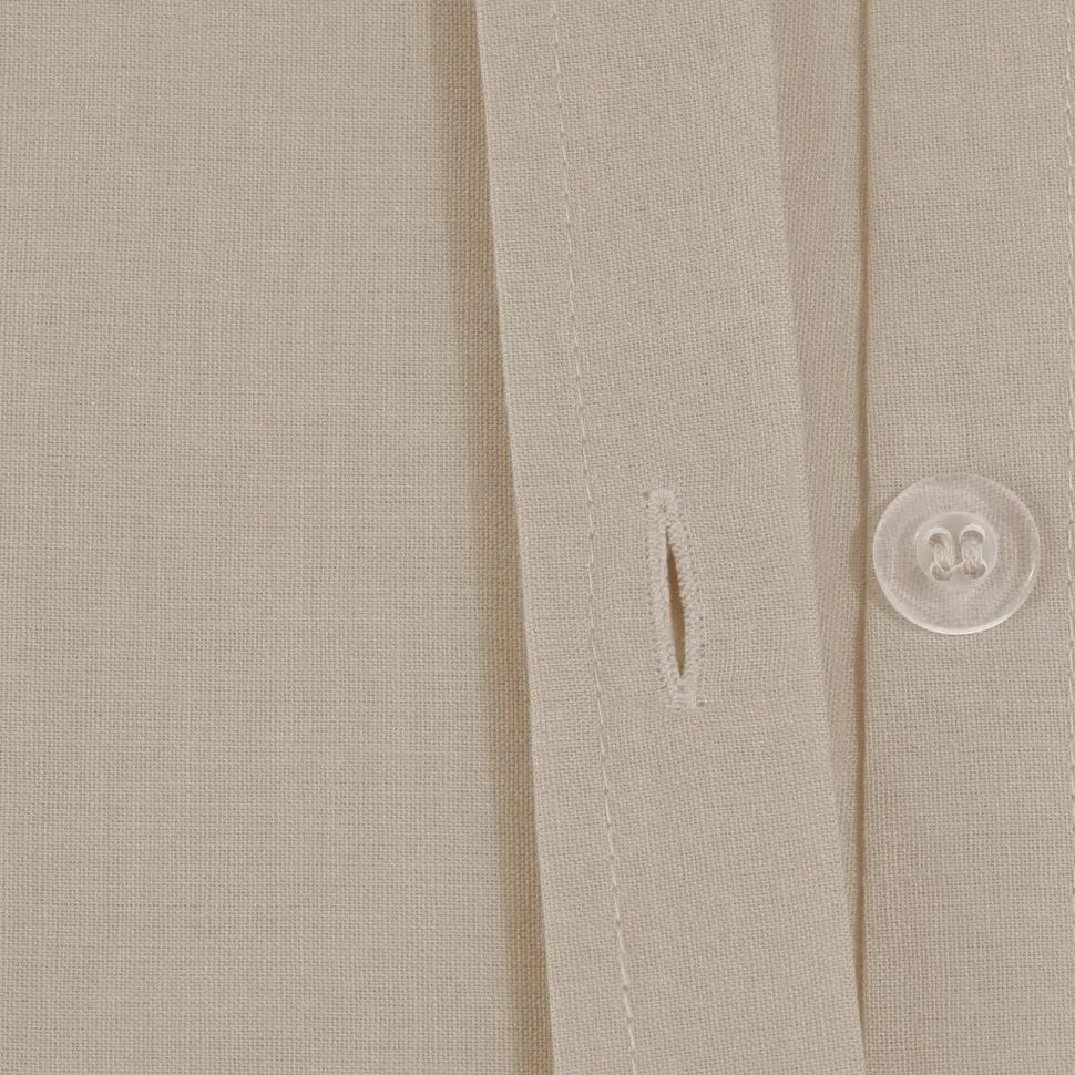 Poszwa na kołdrę 140 x 200 cm bawełna w kolorze lnu