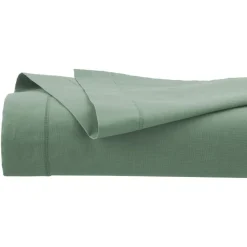 Prześcieradło bawełniane 240 x 290 cm zielone