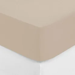 Prześcieradło z gumką 140 x 190 cm z zakładką 30 cm bawełna kolor lun