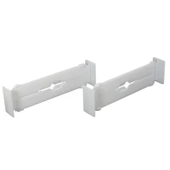 Przegrody do szuflad regulowane białe