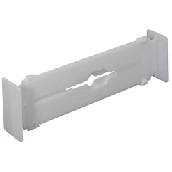 Przegrody do szuflad regulowane białe