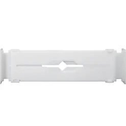 Przegrody do szuflad regulowane białe