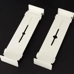 Przegrody do szuflad regulowane białe
