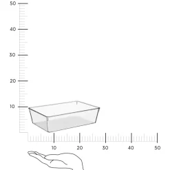 Pudełko do przechowywania Galia           transparentne