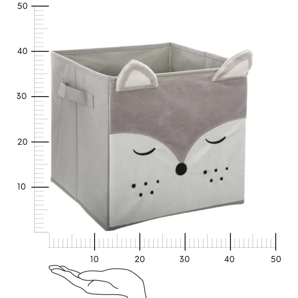 Pudełko do regału Lis szary