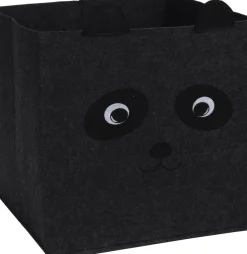 Pudełko do regału Panda szare ciemne