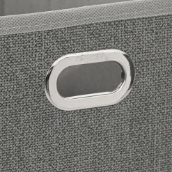 Pudełko do regału 15x31cm gładkie szare