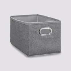 Pudełko do regału 15x31cm gładkie szare