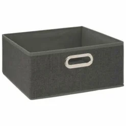 Pudełko do regału 31x15cm gładkie szare