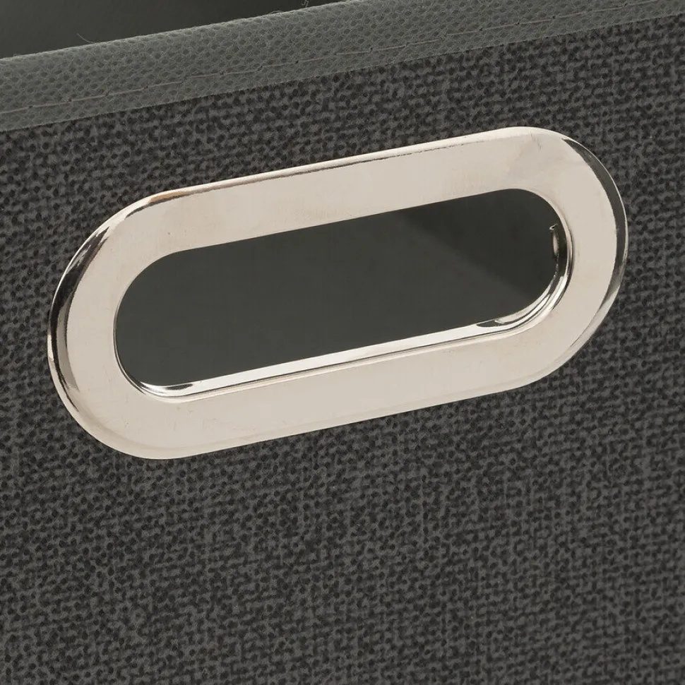 Pudełko do regału 31x15cm gładkie szare