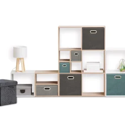 Pudełko do regału 31x15cm gładkie czarne