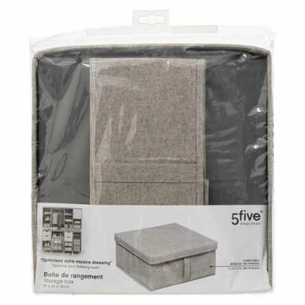 Pudełko do regału 31x15cm Orga beżowe