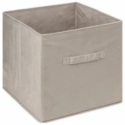 Pudełko do regału 31x31cm Velvet beżowe