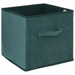 Pudełko do regału 31x31cm Velvet  niebieskie