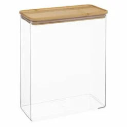 Pudełko Eske 4,3L prostokąt z bambusową  pokrywką