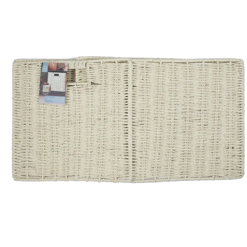 Pudełko/ Kosz do regału pleciony