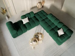 Pufa Bellis Bottle Green Velvet