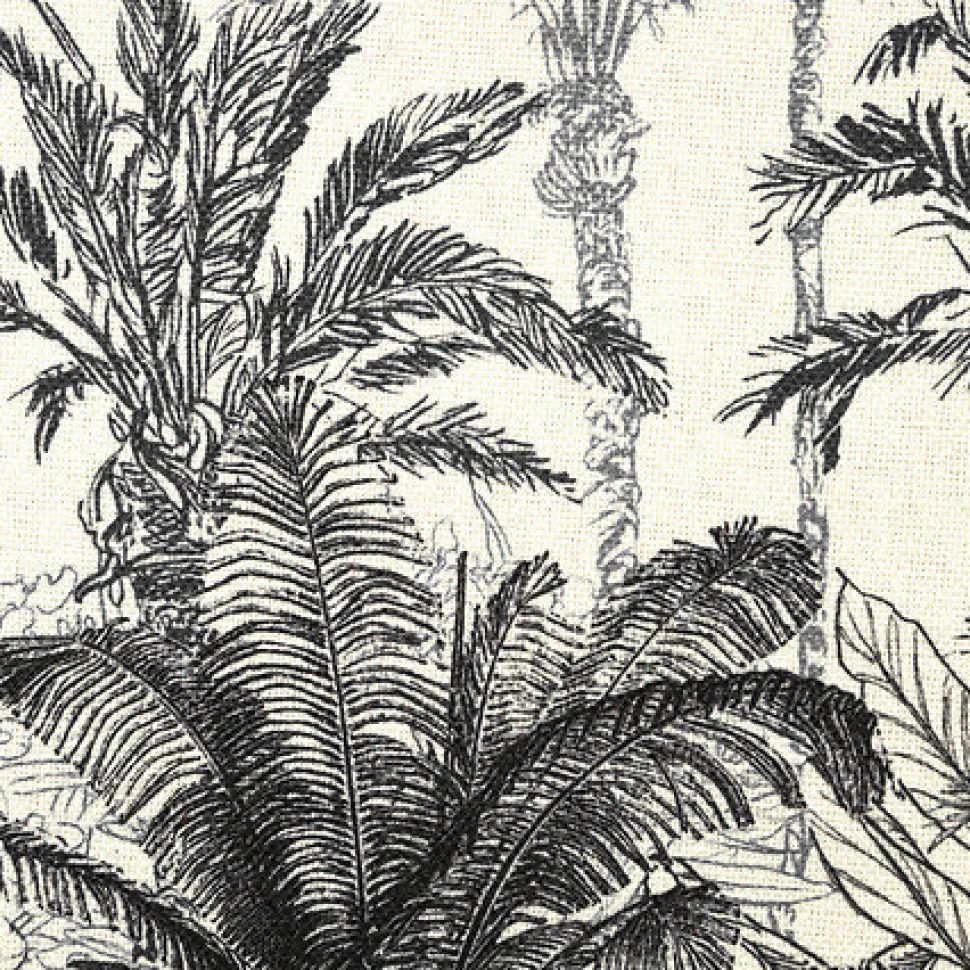 Pufa Benicio rozkładana czarno-biała