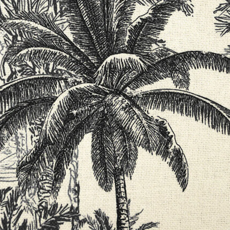 Pufa Benicio rozkładana podwójna czarno-biała