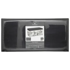 Pufa Benicio rozkładana podwójna czarno-biała