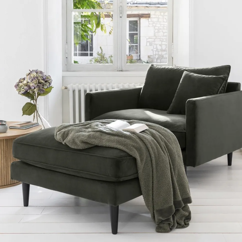 Pufa Candice zielona