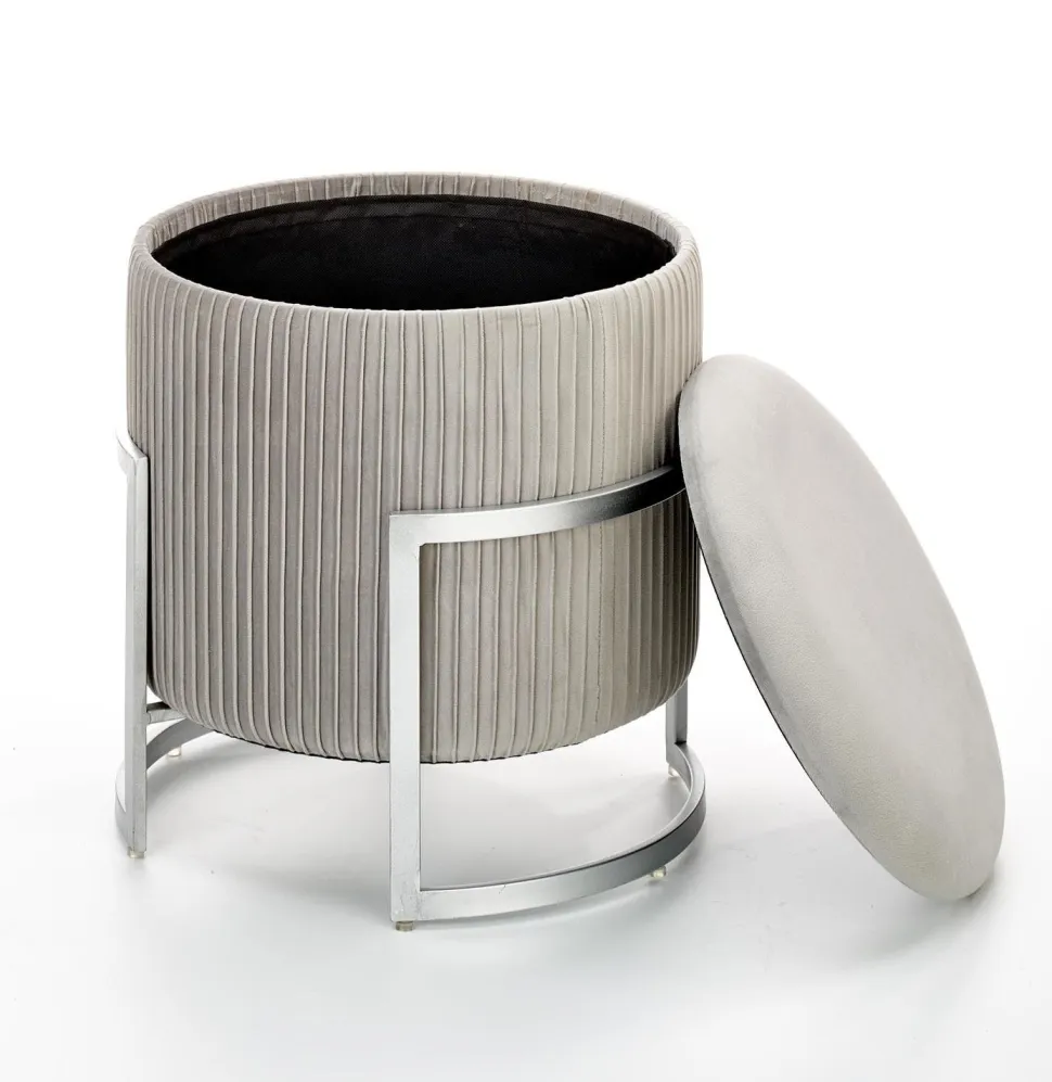 Pufa Darbi szara jasna