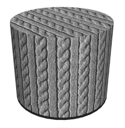 Pufa dekoracyjna Jersey