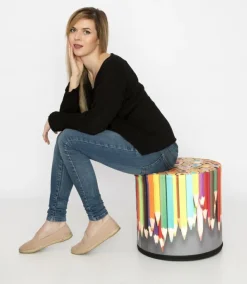 Pufa dekoracyjna Paint