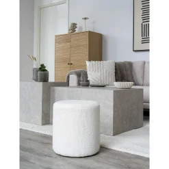 Pufa Ejby bouncle biała