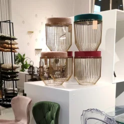 Pufa Intesi Cherrys Velvet bordowa