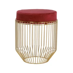 Pufa Intesi Cherrys Velvet bordowa