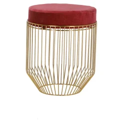 Pufa Intesi Cherrys Velvet bordowa