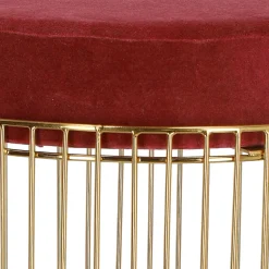 Pufa Intesi Cherrys Velvet bordowa